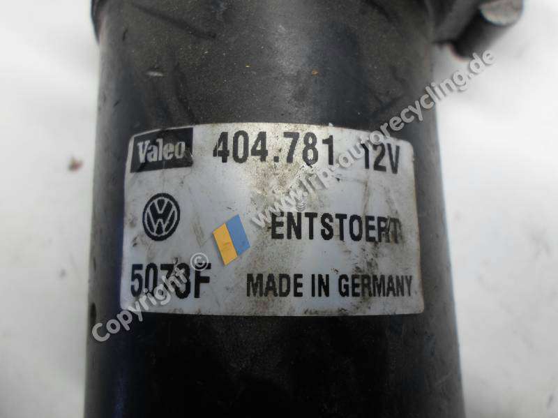 VW T5 7H Wischermotor vorn 404781 VALEO Rechtslenker BJ2004